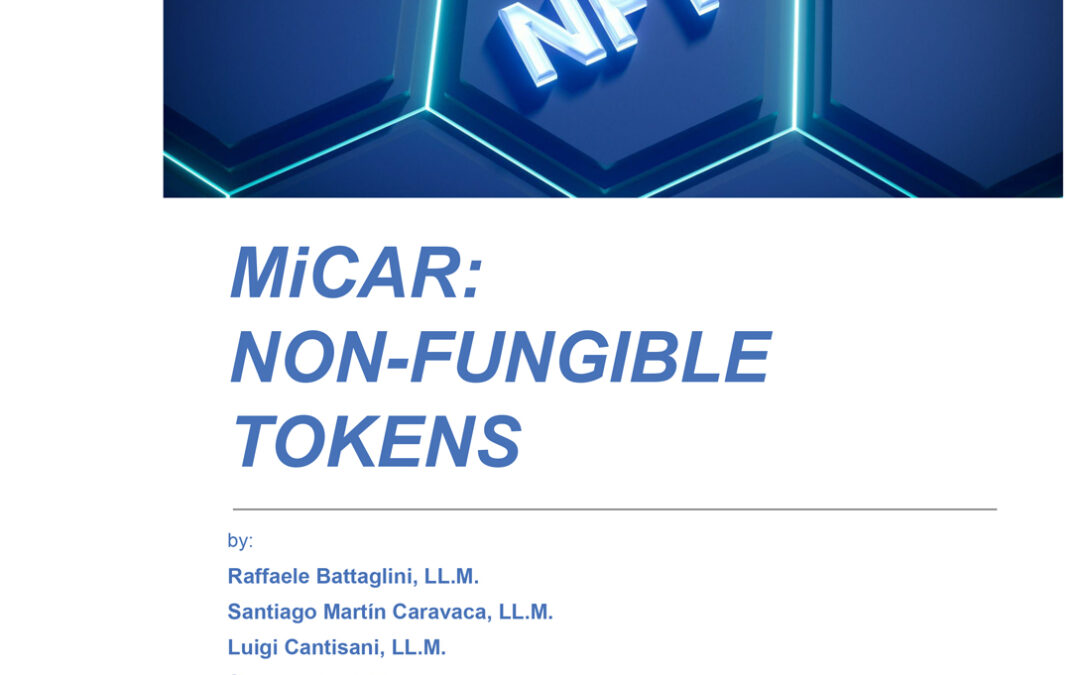 MiCAR: quando si applica agli NFTs?